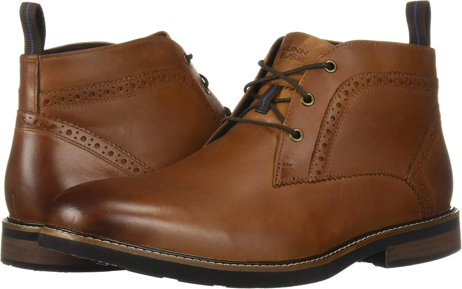 Nunn Bush Men's Ozark Plain Toe Chukka Boot with Kore Walking Comfort Technology