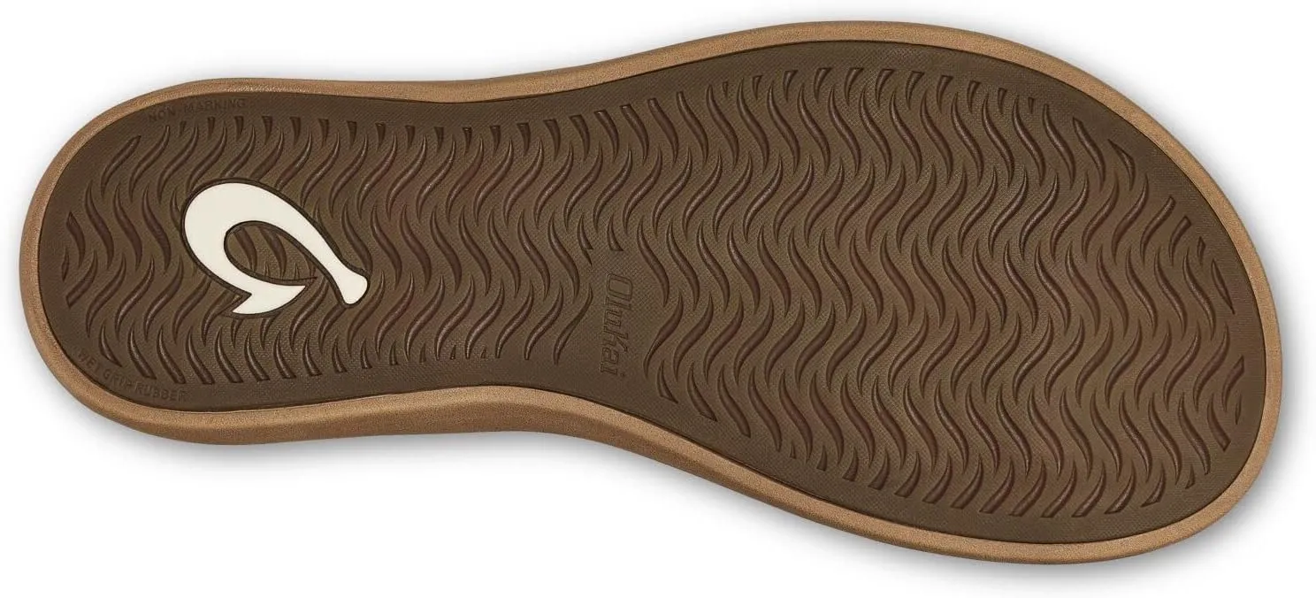 OLUKAI Kapehe Luana Women's Beach Sandal, Soft & Comfortable Full-Grain Leather, Casual & Modern Style