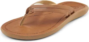 OLUKAI Kapehe Luana Women's Beach Sandal, Soft & Comfortable Full-Grain Leather, Casual & Modern Style
