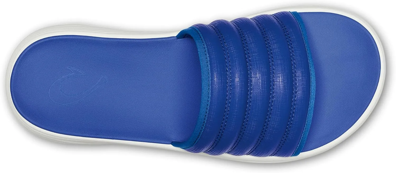 OLUKAI Komo Men's Slide Sandals, Water-Friendly Shoe with Cushioned Strap, All-Day Comfort & Support
