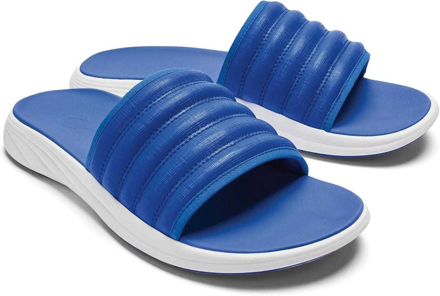 OLUKAI Komo Men's Slide Sandals, Water-Friendly Shoe with Cushioned Strap, All-Day Comfort & Support