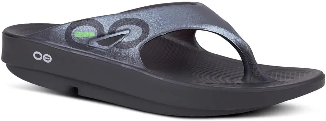 OOFOS OOriginal Sport Sandal (Graphite/Black, US Men's Size 13/Women's Size 15)