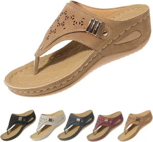 Orthopedic Sandals for Women Casual Comfort Breathable Open Toe Mesh Hollow Sports Sandals Non-Slip Summer Beach Sandals