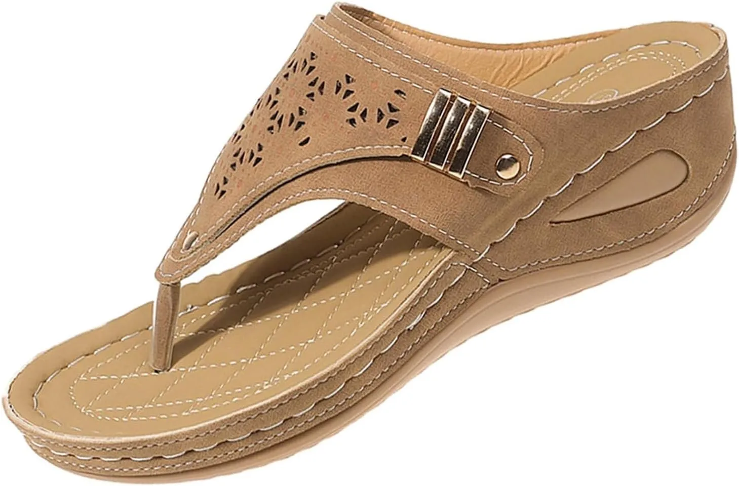 Orthopedic Sandals for Women Casual Comfort Breathable Open Toe Mesh Hollow Sports Sandals Non-Slip Summer Beach Sandals