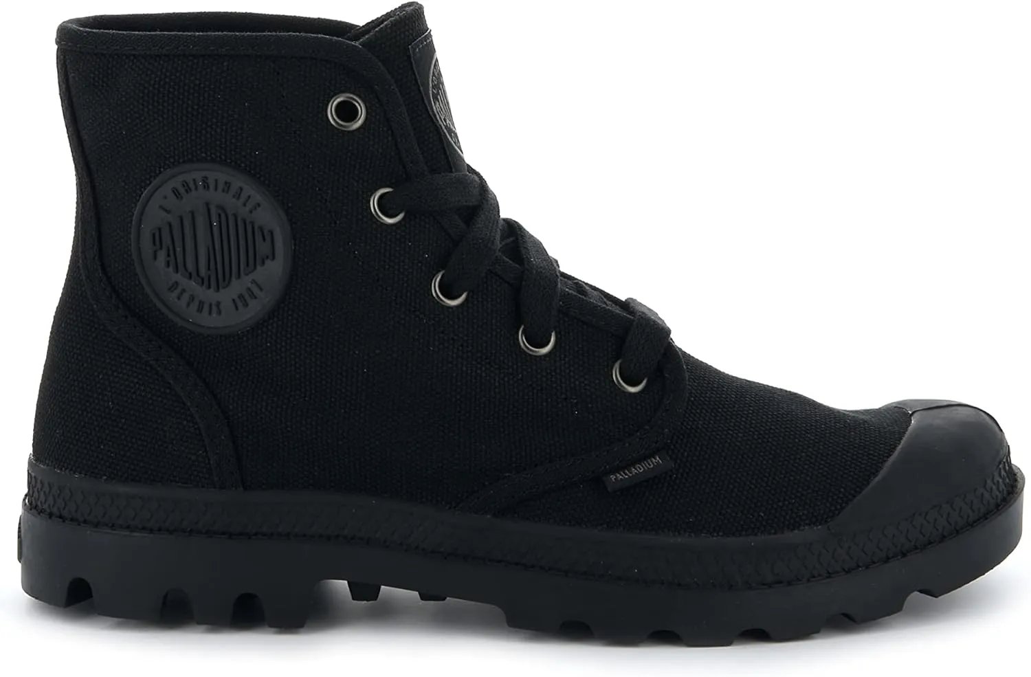 Palladium Women's Pampa Hi Boot, Vegan Canvas Lace Up Boot