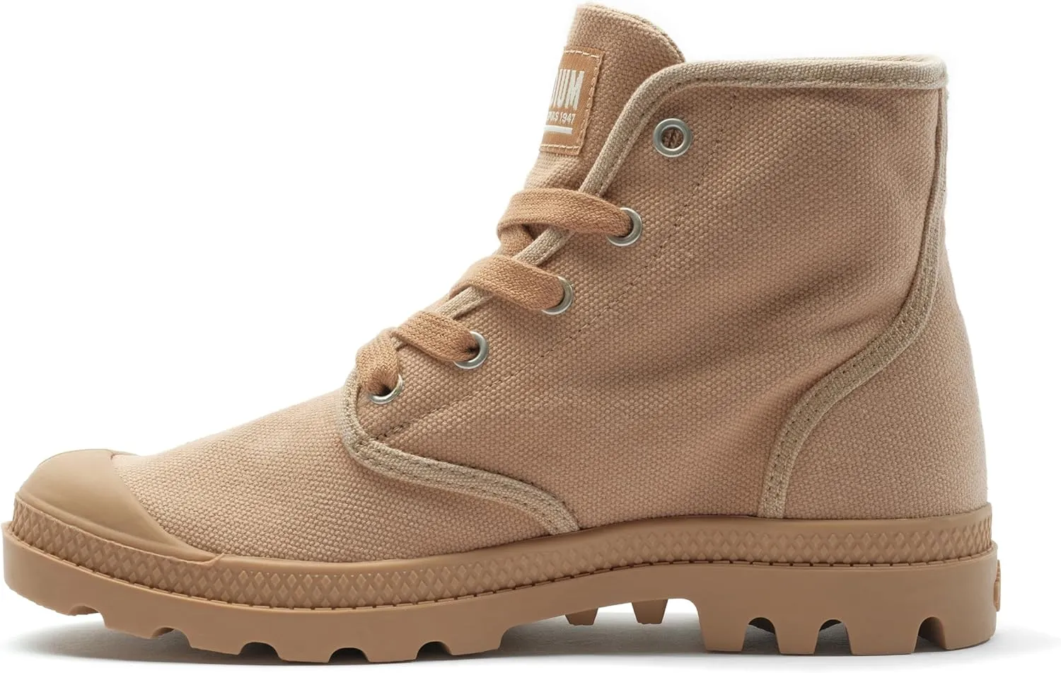 Palladium Women's Pampa Hi Boot, Vegan Canvas Lace Up Boot