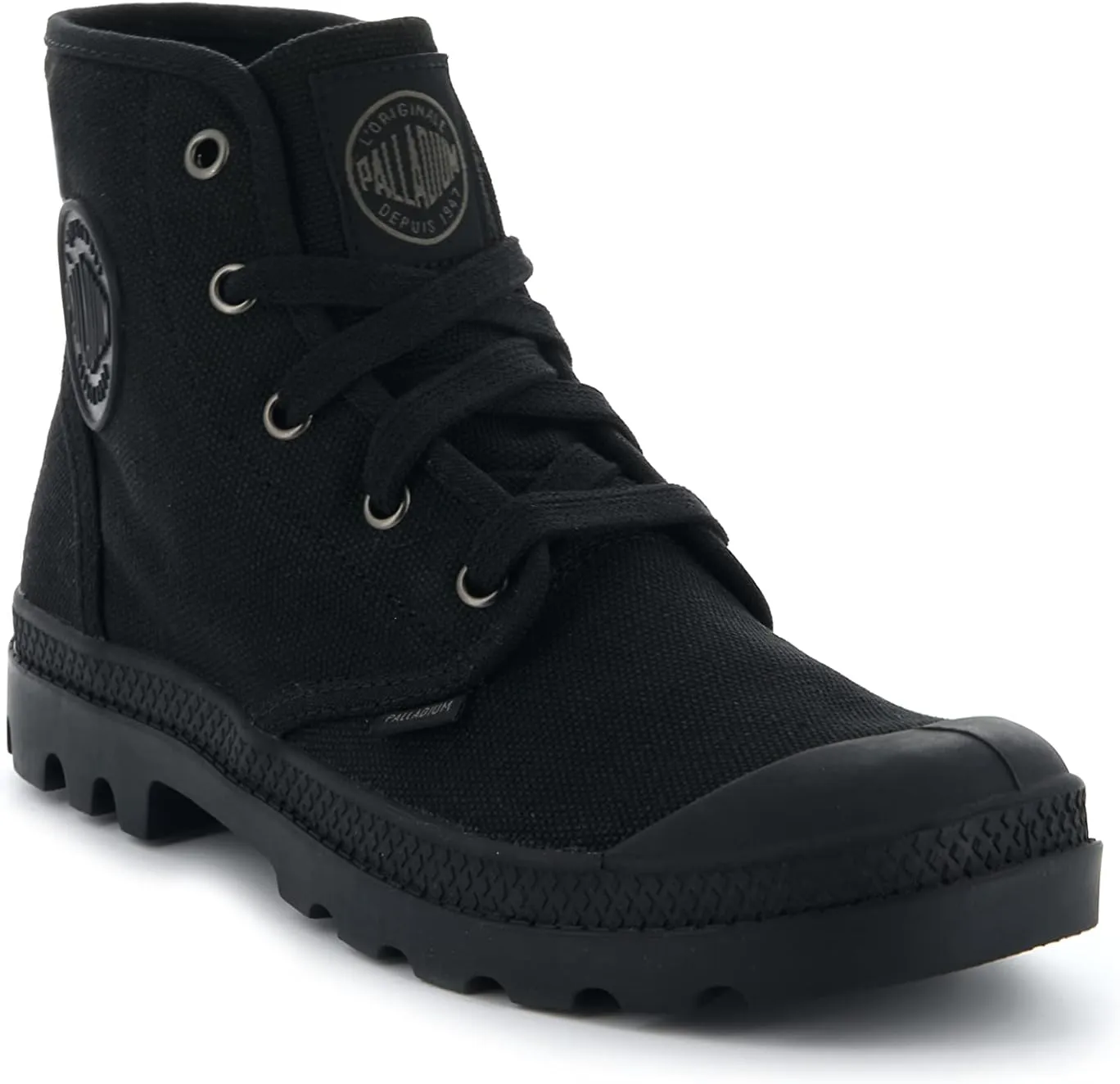 Palladium Women's Pampa Hi Boot, Vegan Canvas Lace Up Boot