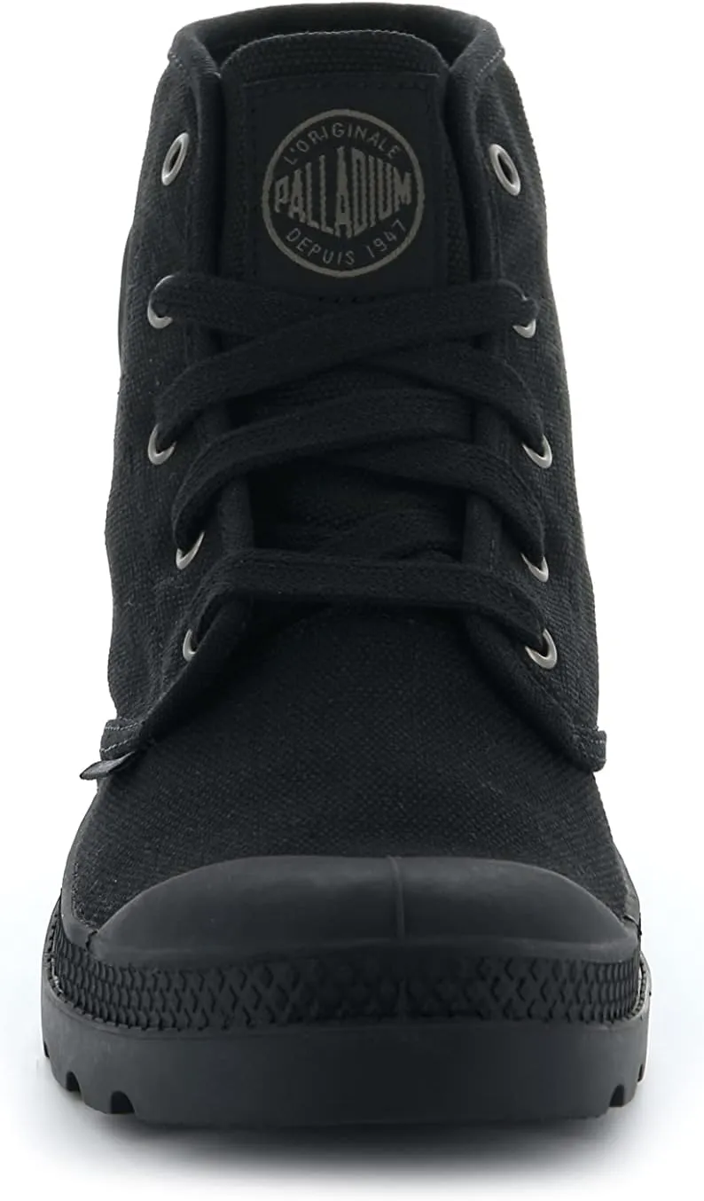 Palladium Women's Pampa Hi Boot, Vegan Canvas Lace Up Boot