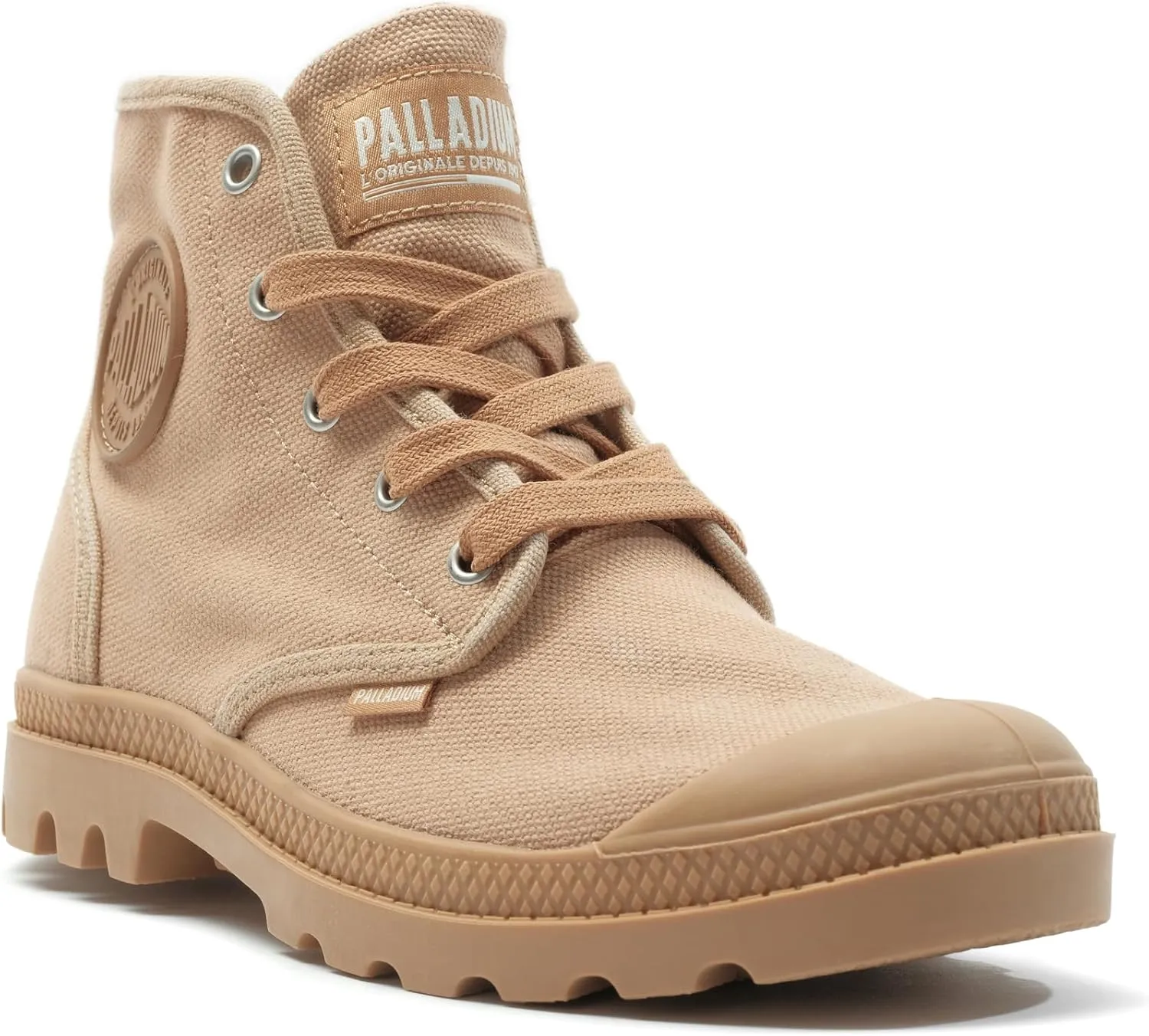 Palladium Women's Pampa Hi Boot, Vegan Canvas Lace Up Boot
