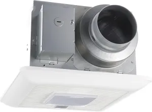 Panasonic FV-0511VQCL1 WhisperSense DC Ventilation Fan - Bathroom Fan with LED Light - 50-80-110 CFM