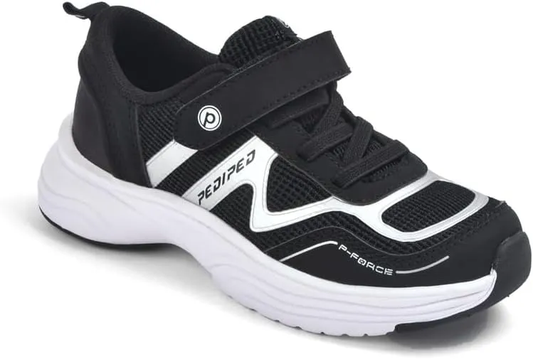 pediped Flex Judy First Walker Shoe, Black, 11 US Unisex Little Kid