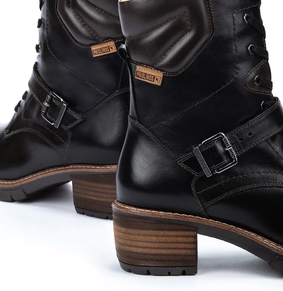 PIKOLINOS High-Heel Ankle Boot Leather San Sebastia for Woman