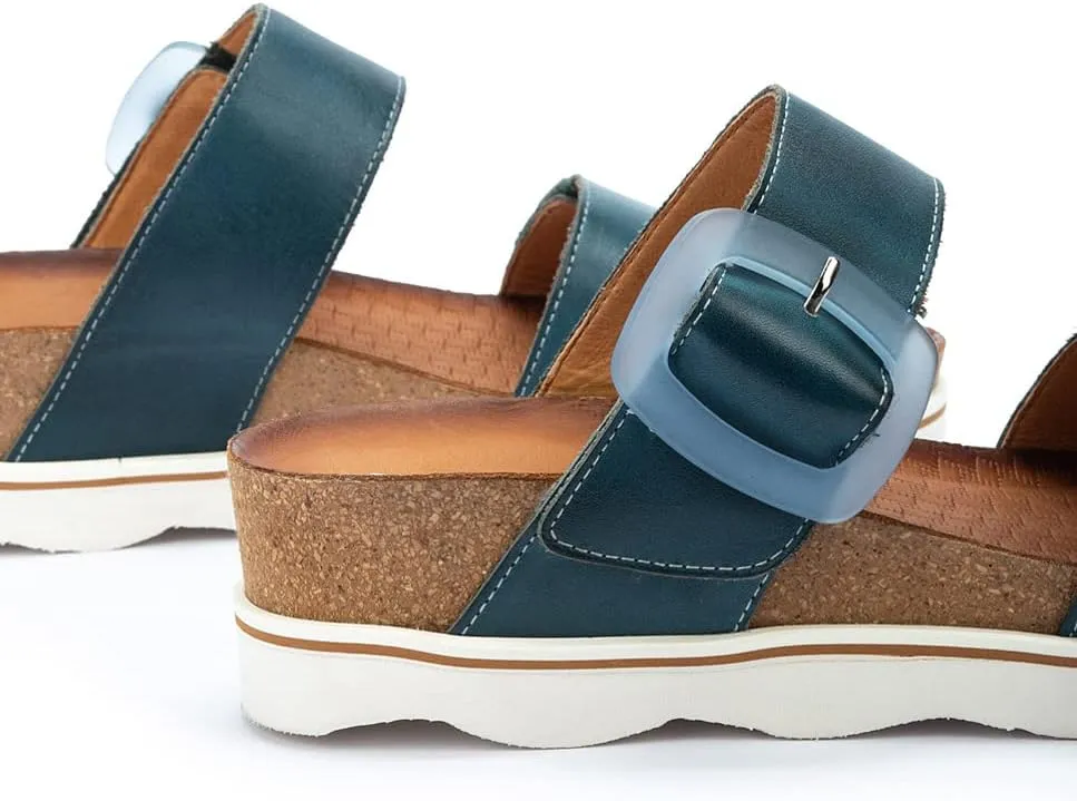 PIKOLINOS Wedge Sandals Leather Menorca for Woman