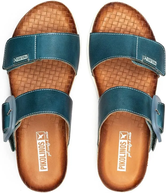 PIKOLINOS Wedge Sandals Leather Menorca for Woman