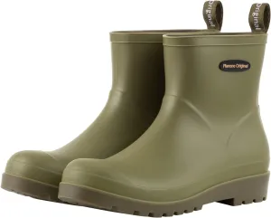 planone Short Rain Boots Women Fashion Waterproof Chelsea Boots for Women Matte Outdoor Garden Shoes Ankle Muck Boots for Ladies Non Slip Work Shoes Rubber Boots with Premium Comfort Insole