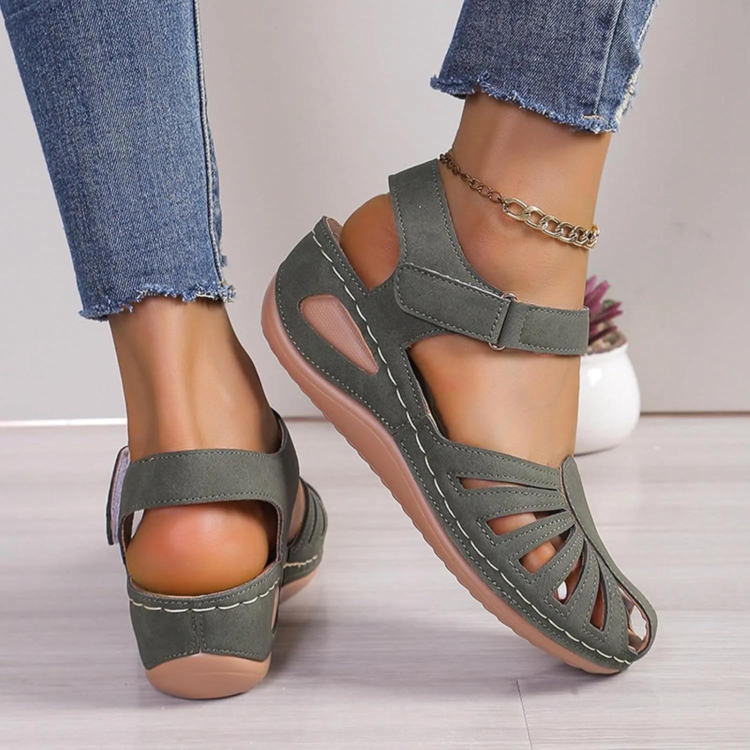 Platform Sandals for Women Barefoot Sandals Women Summer Platform Comfortable Low Wedges Womens Sandal