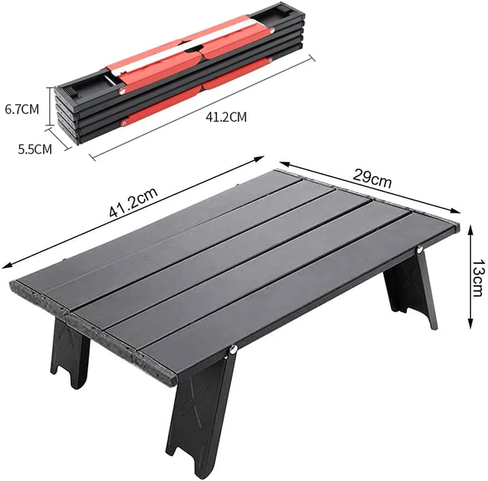 Portable Folding Table，Folding Table Camping Table Aluminumy Portable Folding Camping Table Outdoorniture Foldable Mountaineetable Foldable Lightweight Camping Table/a