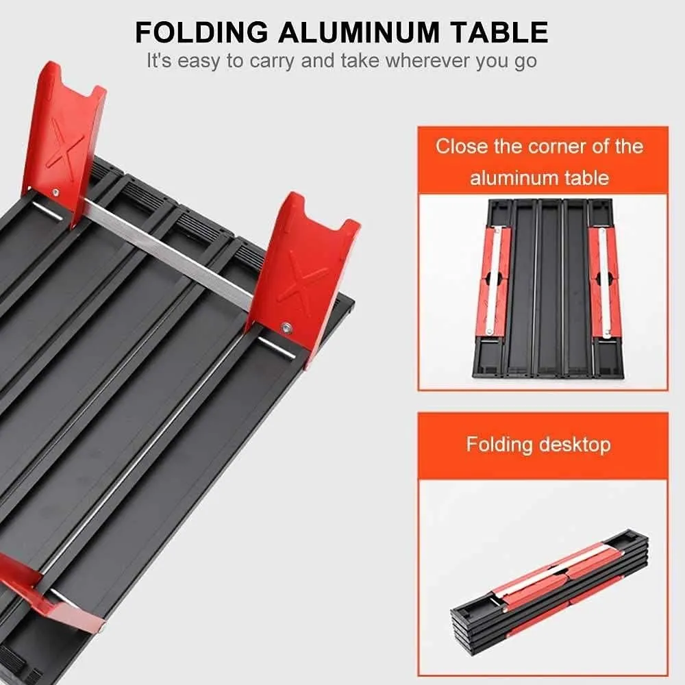 Portable Folding Table，Folding Table Camping Table Aluminumy Portable Folding Camping Table Outdoorniture Foldable Mountaineetable Foldable Lightweight Camping Table/a