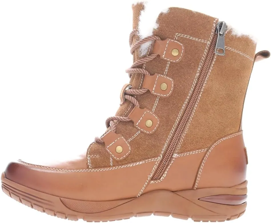 Propét Women's Dulcie Leather Suede Scotchgard Treated Mid-Calf Boot