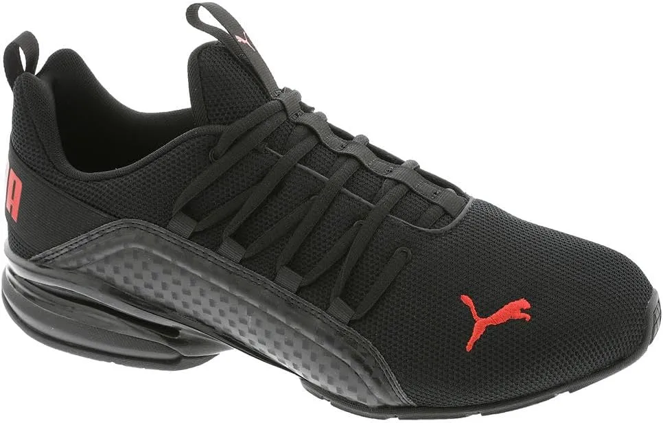 PUMA Axelion Graphite Mens Running 12 DM US BlackRed
