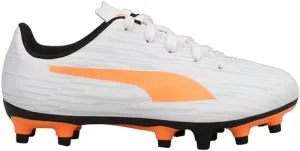 PUMA Rapido III Firm Ground/Artificial Ground (Little Kid/Big Kid) Puma White/Neon Citrus/Arctic Ice 11 Little Kid M