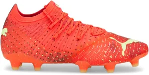 PUMA Womens Future 1.4 Firm GroundArtificial Ground Soccer Cleats Cleated, Firm Ground, Turf - Orange - Size 10 M