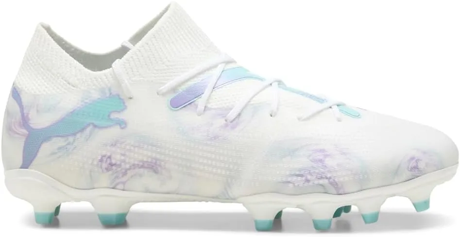 PUMA Womens Future 7 Match Brilliance Firm GroundArtificial Ground Soccer Cleats Firm Ground, Turf - White - Size 6 M