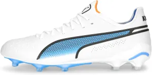 PUMA Womens King Ultimate Firm Ground/Ag Soccer Cleats Cleated, Firm Ground, Turf - White - Size 8.5 M