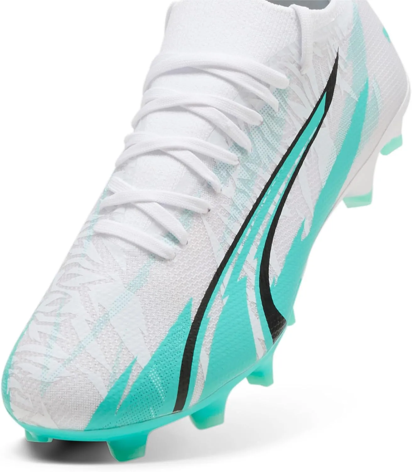 PUMA Women's Ultra Match Firm, Artificial Ground Soccer Cleats, Poison Pink-White-Black, 11