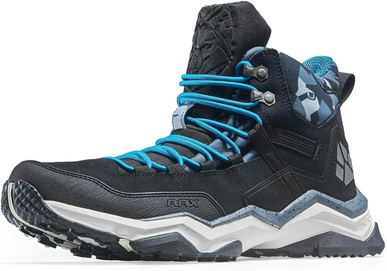 RAX Men's Wild Wolf Mid Venture Waterproof Lightweight Hiking Boots