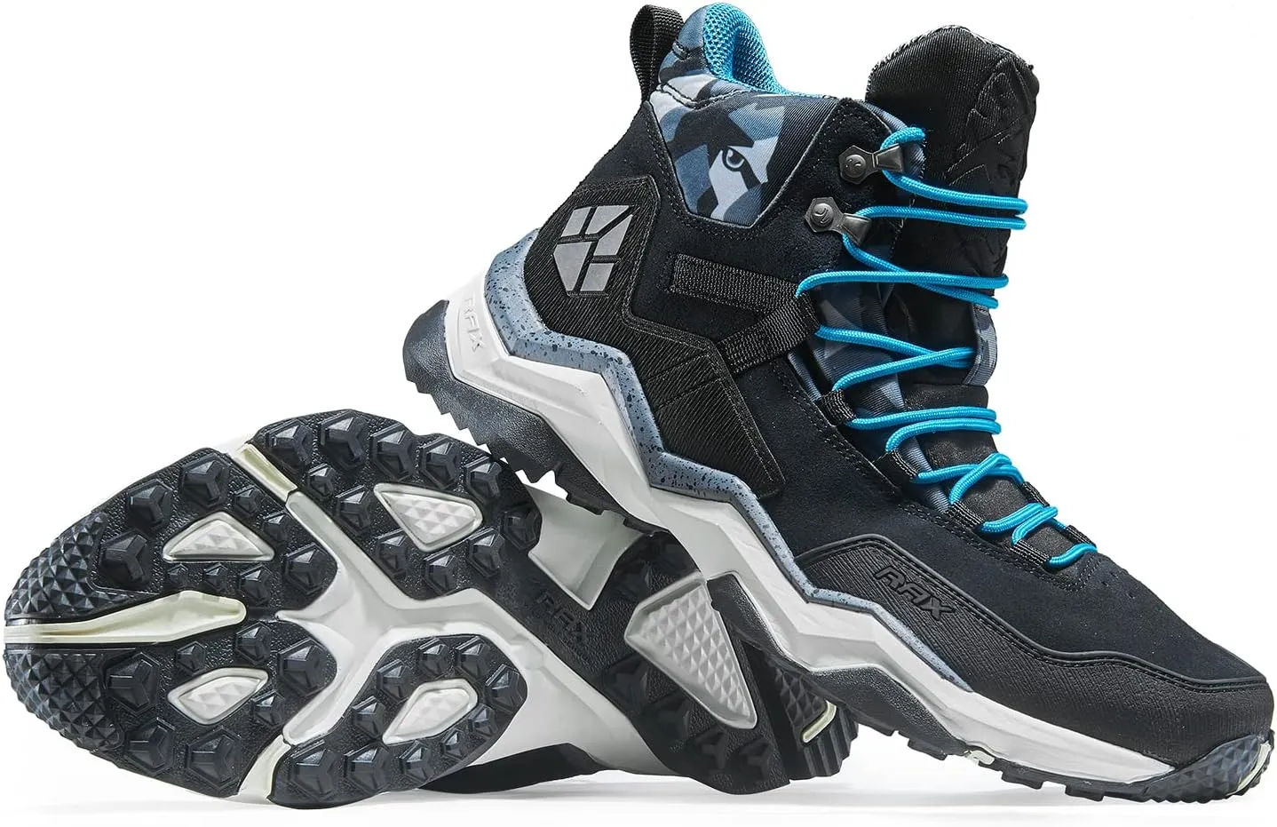 RAX Men's Wild Wolf Mid Venture Waterproof Lightweight Hiking Boots