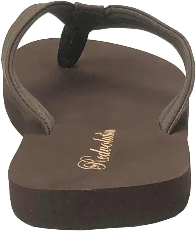 REDVOLUTION New Women's Classic Beach Flip Flop Soft Sandals Slip on Shoe Maui