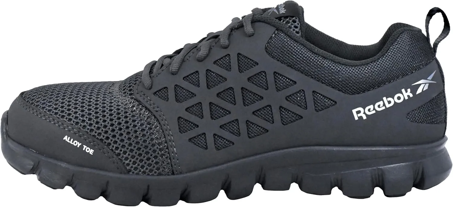 Reebok Men's Rb4041 Sublite Cushion Safety Toe Athletic Work Shoe Black