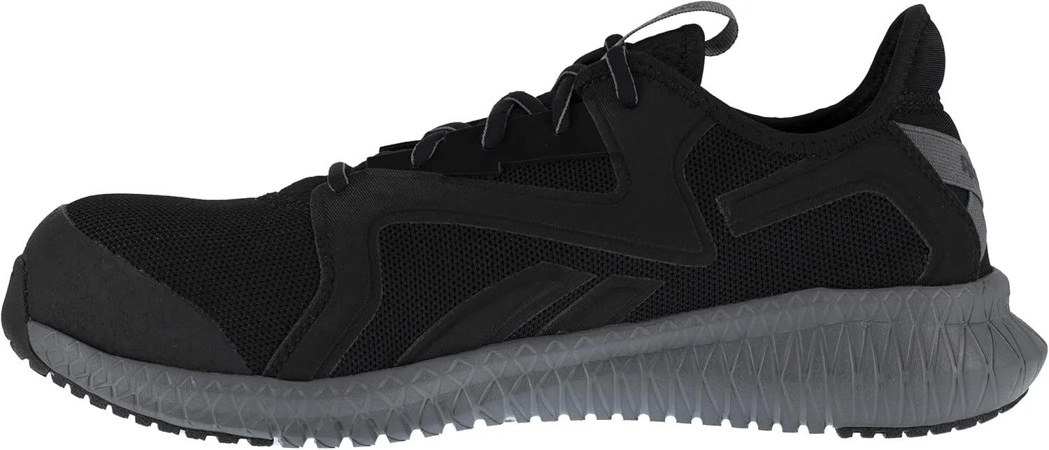 Reebok Men's Rb4064 Flexagon 3.0 Safety Athletic Work Composite Toe Shoe Black and Grey Industrial & Construction