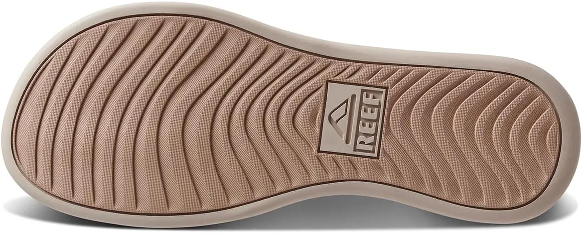 REEF Cushion Lux Men's Flip Flop, Ultra Soft Cushion Footbed, Full Grain Leather Strap