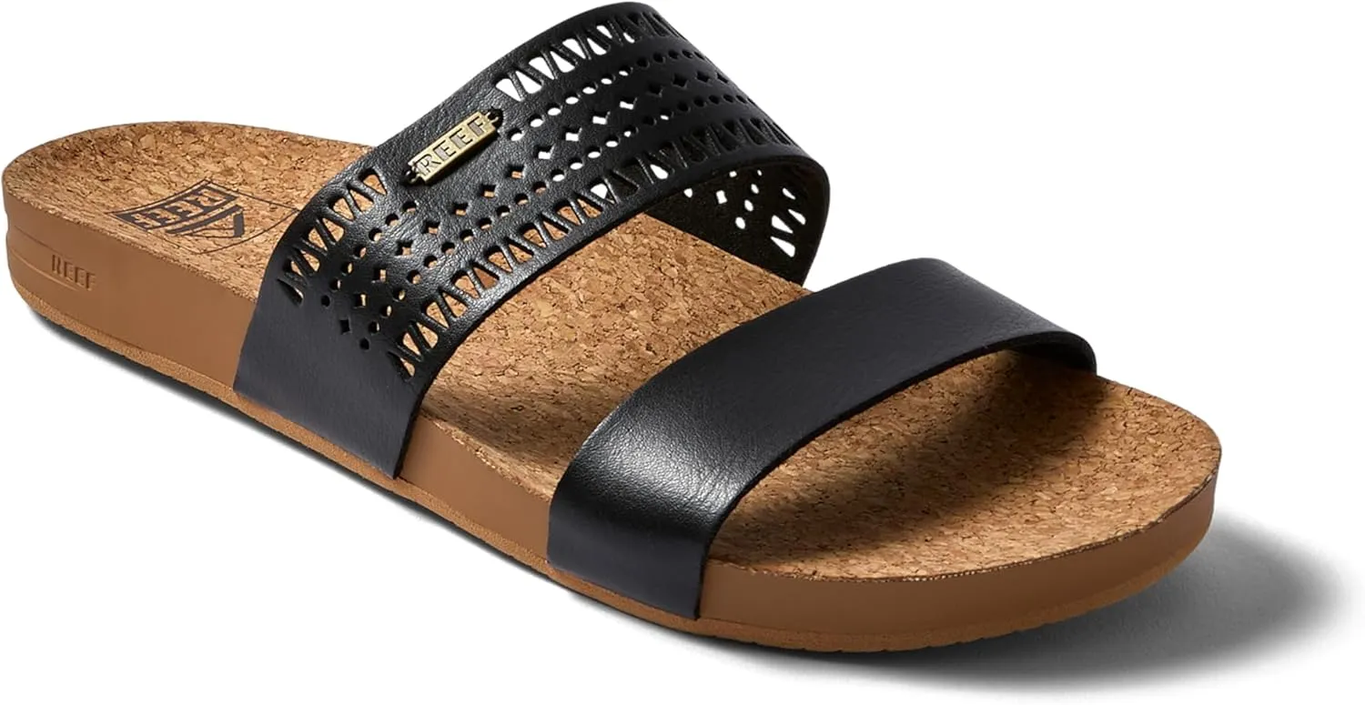 REEF Cushion Vista Perf Women's Platform Fashion Sandal, Arch Support, Ultra Soft Cushion Footbed