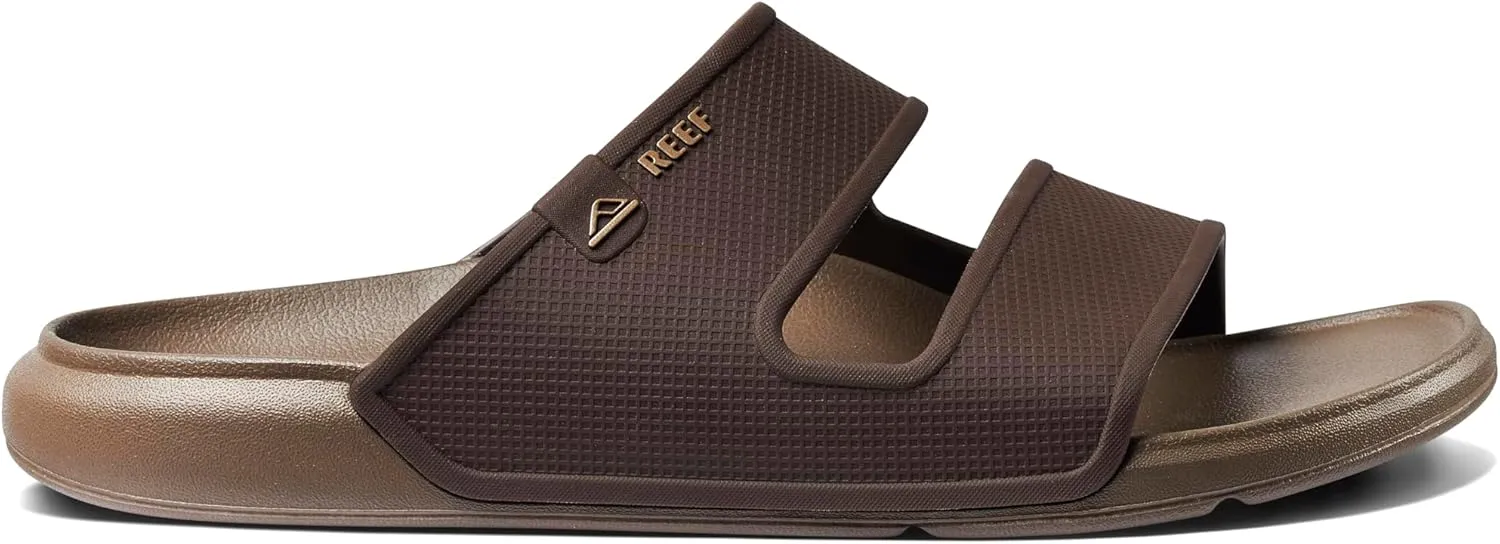 REEF Oasis Double Up Men's Waterproof Slide Sandal, Soft and Supportive Molded Footbed