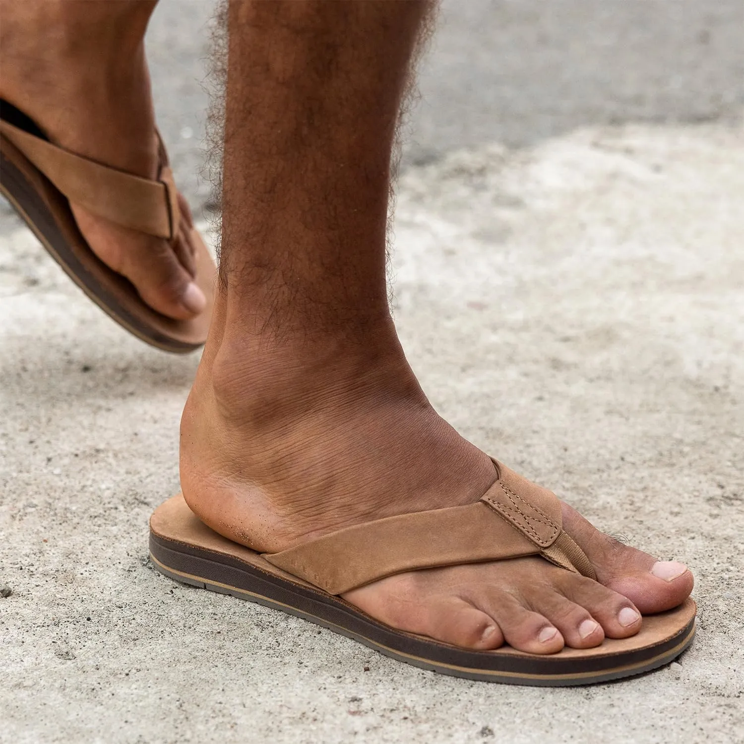 REEF Ojai Classic Men's Premium Leather Sandal, Soft Cushion Footbed