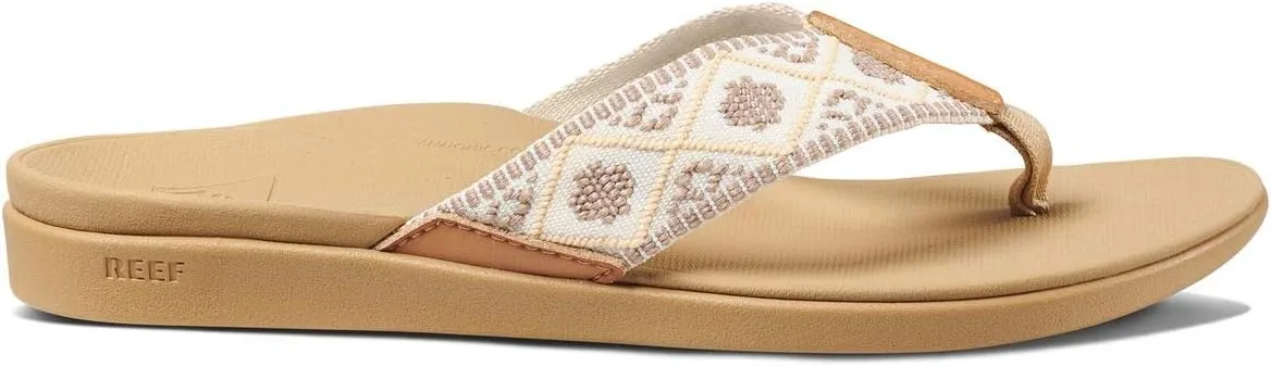 REEF Ortho Woven Women's Flip Flop, Arch Support and Soft Cushion Footbed