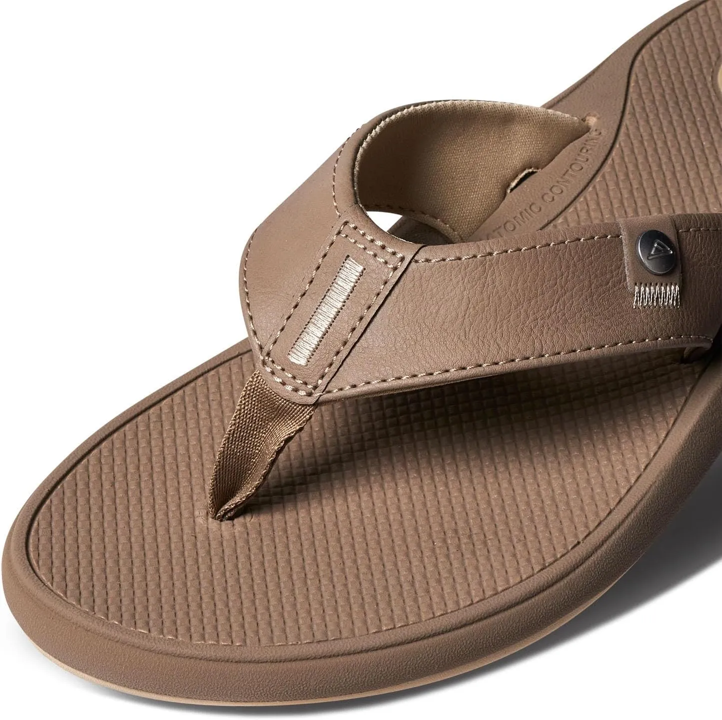 REEF Phantom Nias Men's Beach Flip Flop, Lightweight & Soft and Supportive Molded Footbed