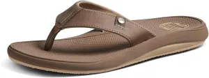 REEF Phantom Nias Men's Beach Flip Flop, Lightweight & Soft and Supportive Molded Footbed