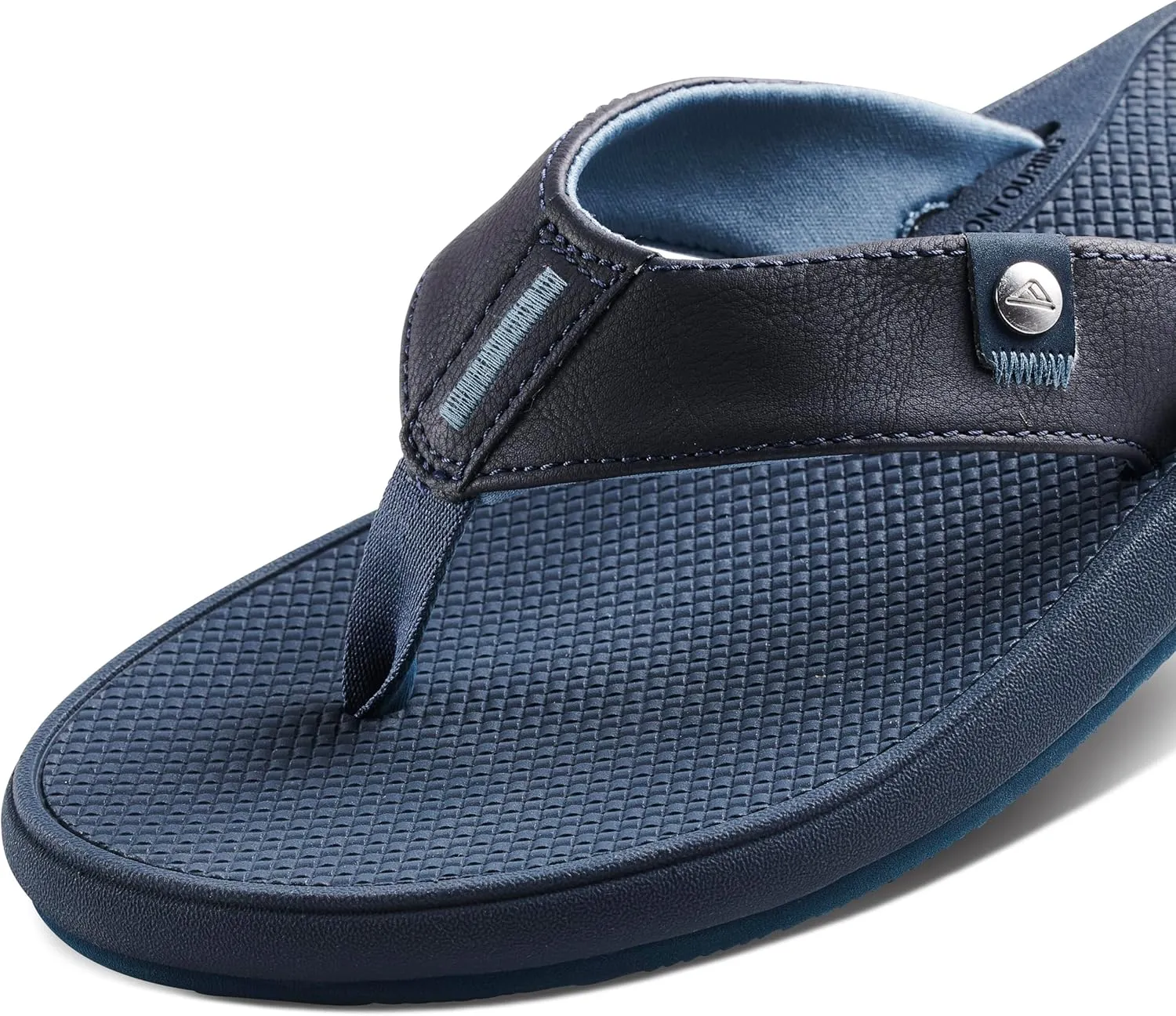 REEF Phantom Nias Men's Beach Flip Flop, Lightweight & Soft and Supportive Molded Footbed