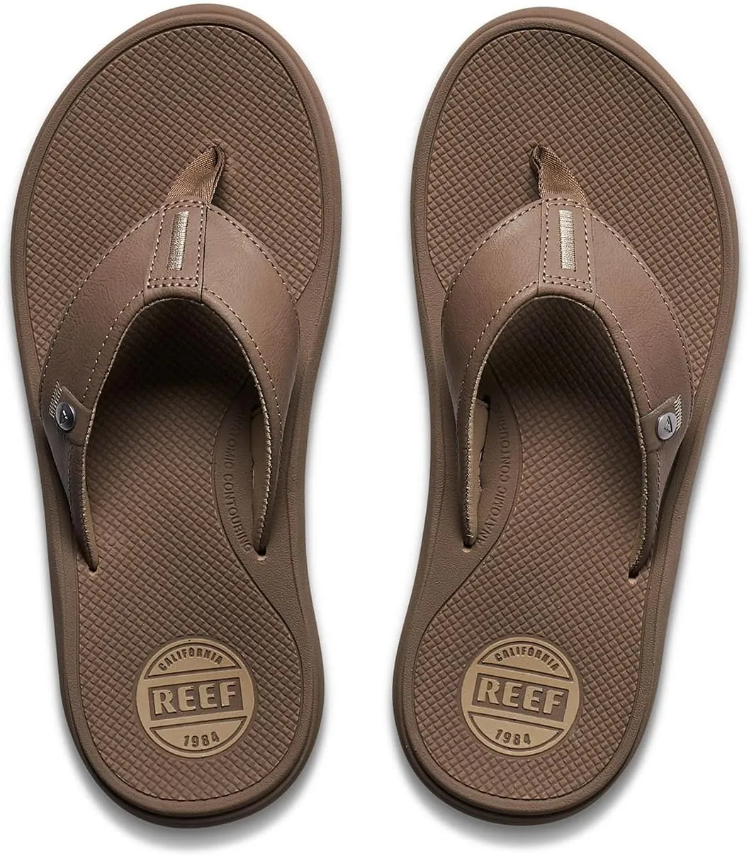 REEF Phantom Nias Men's Beach Flip Flop, Lightweight & Soft and Supportive Molded Footbed