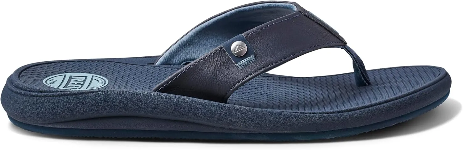 REEF Phantom Nias Men's Beach Flip Flop, Lightweight & Soft and Supportive Molded Footbed