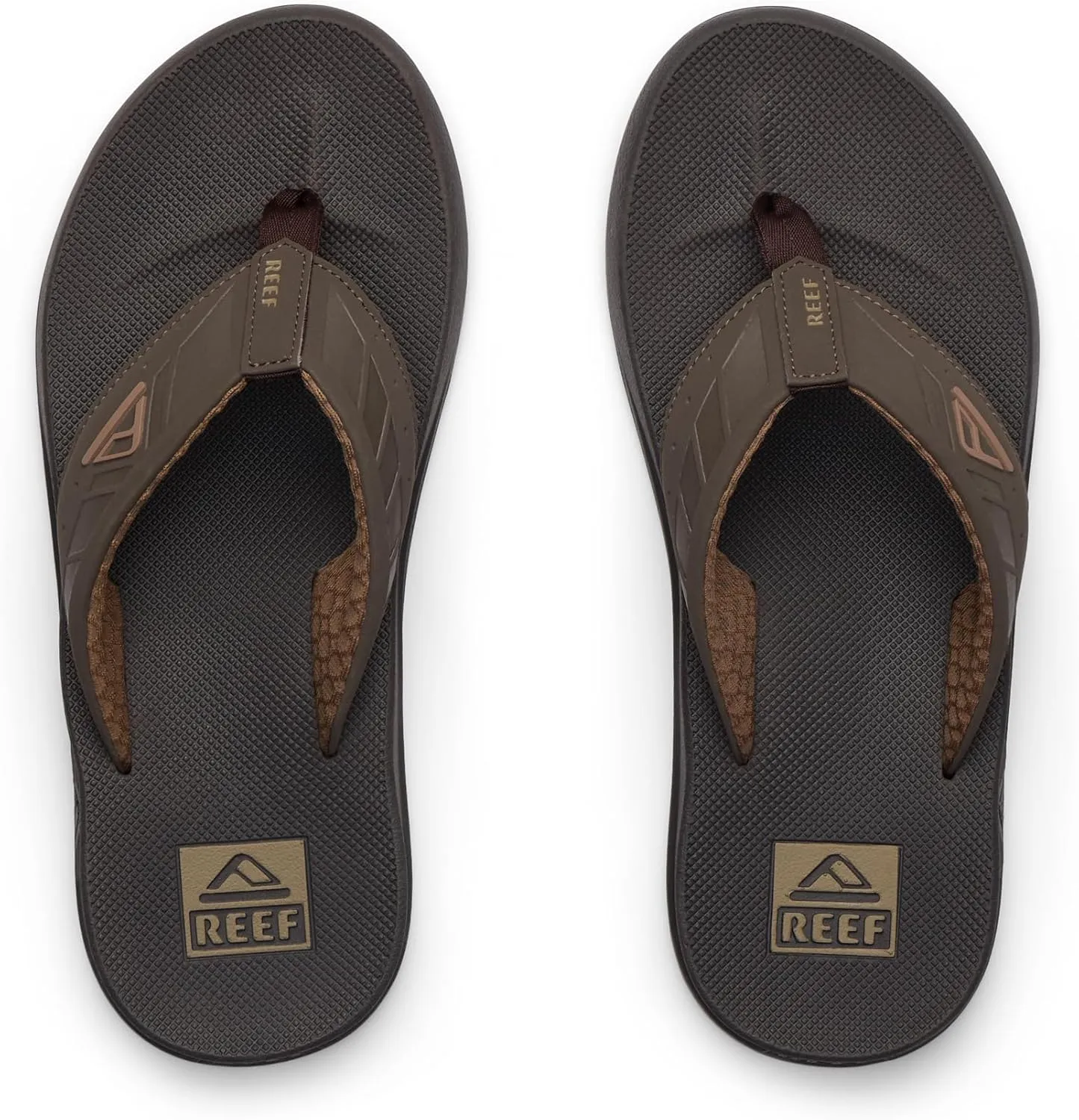 REEF Phantoms Men's Beach Flip Flop, Water Friendly, Soft and Supportive Molded Footbed