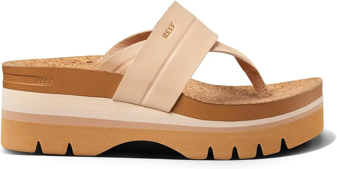 Reef Women's Vista Higher Savanah Fashion Platform Sandal, Soft Cushion Footbed, Arch Support