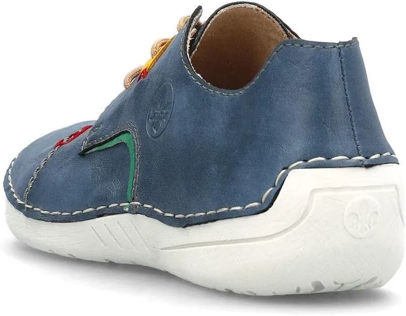 Rieker 52528 Angela Women's Shoes - Flexible Lightweight - Lace-Up Shoes - Casual Footwear with Shock-Absorbing Sole, Cushioning & Support for Everyday Comfort