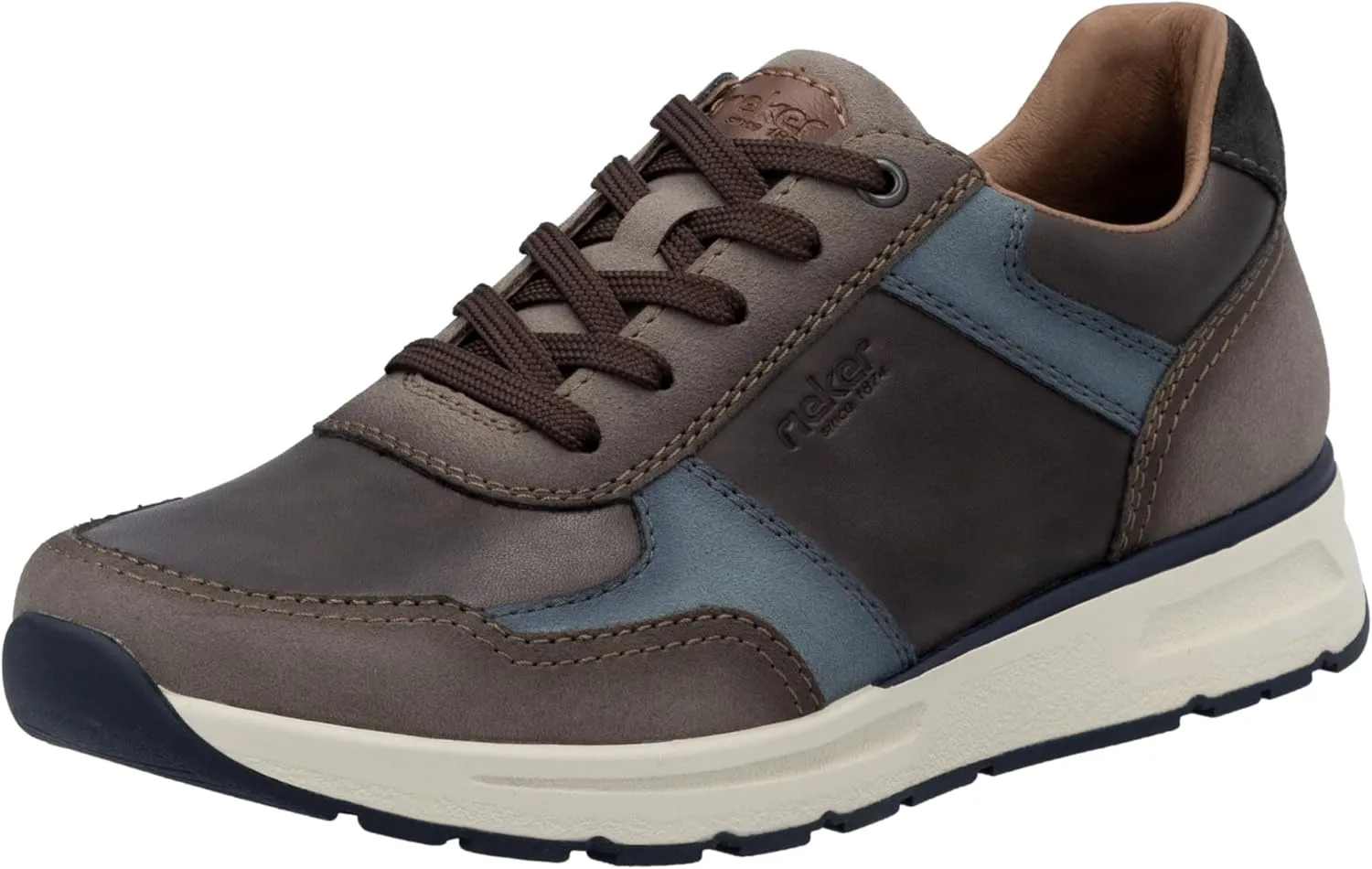 Rieker Men's Low Trainers, Brown, 10