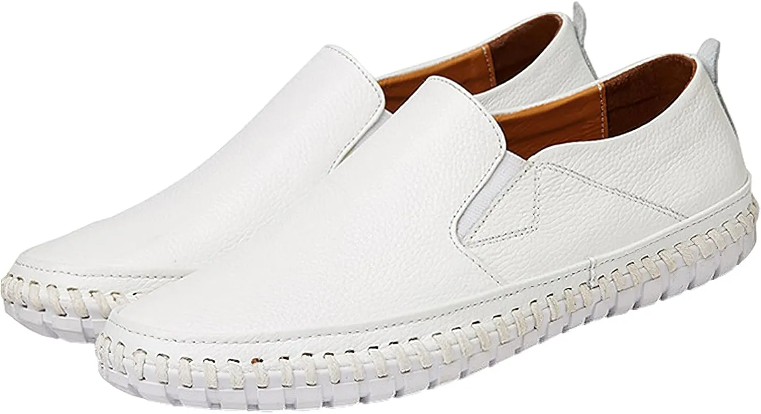 rismart Men's Slip on Shoes Loafers Casual Flat Walking Driving Sneakers