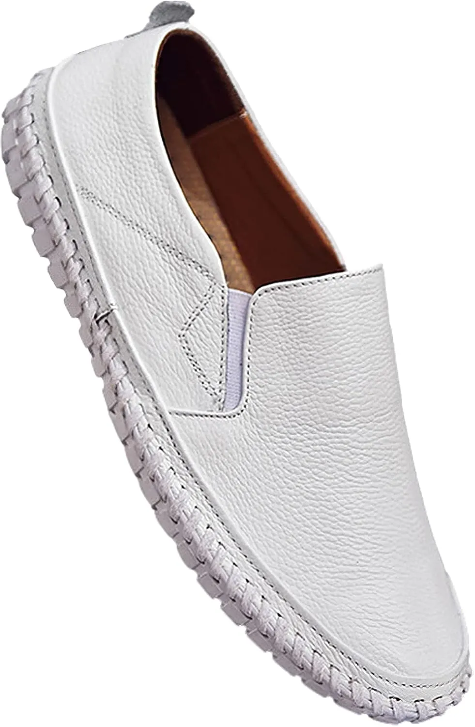 rismart Men's Slip on Shoes Loafers Casual Flat Walking Driving Sneakers
